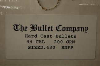 .44 cal, 200 grain pistol ammo